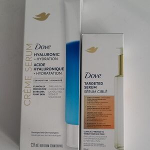 Dove Hyaluronic Hydration Serum - White and Gold